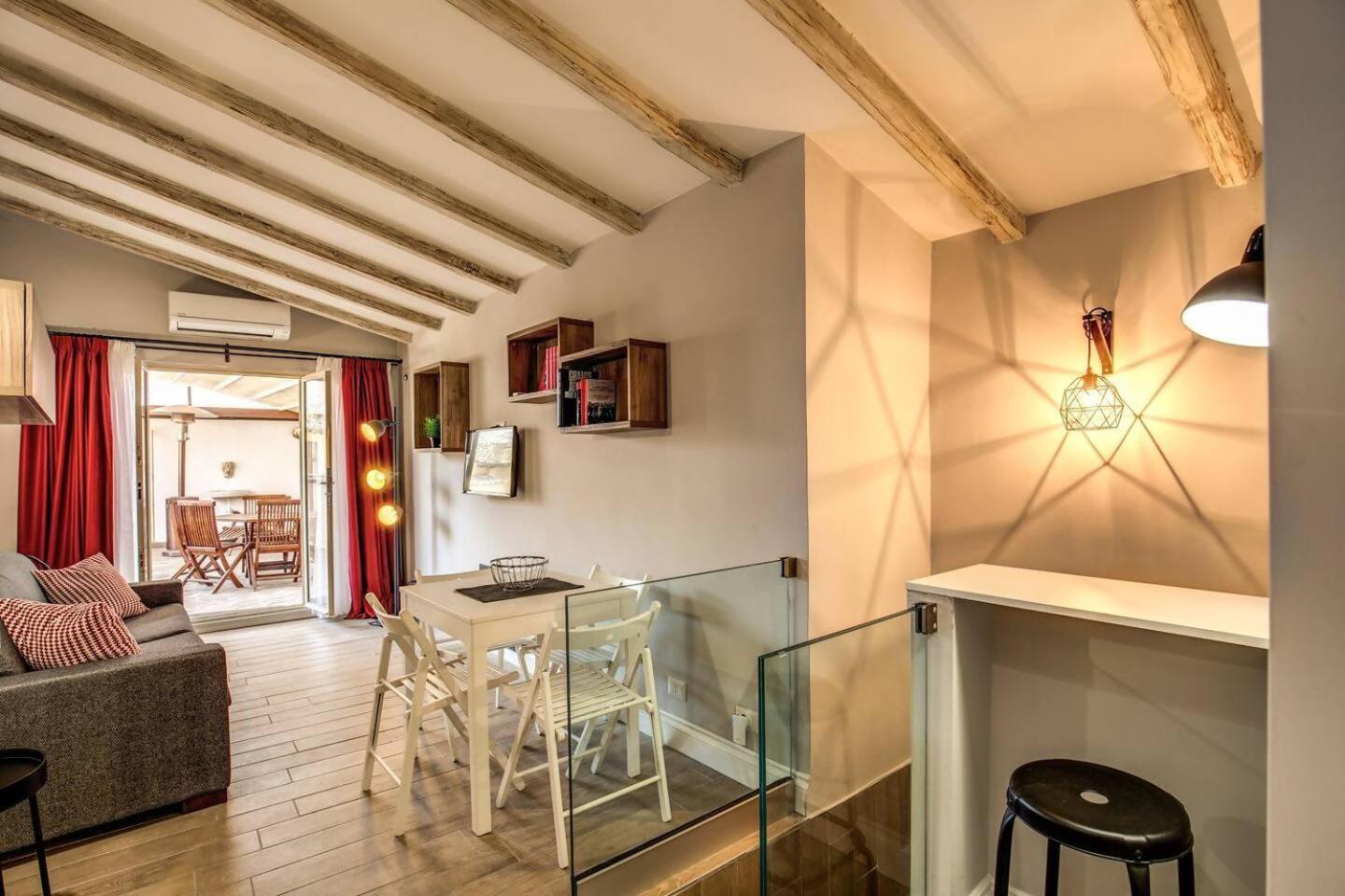 Attic With Terrace By Trevi Fountain Appartement Rome Buitenkant foto